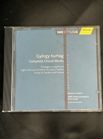 库塔格gyorgy kurtag声乐作品全集，原版cd盘面完好