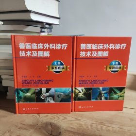 兽医临床外科诊疗技术及图解 家畜亲病 宠物疾病（上下册）