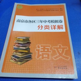 南京市各区三年中考模拟卷分类详解 语文 没有答案