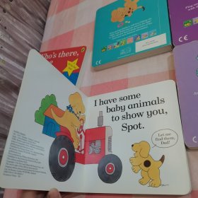 eric hill:who's there,spot?+spot goes to the park+spot goes to the farm+spot's birthday party+where's spot?（5本合售）【内页干净】