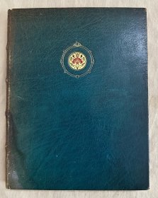 豪华皮面签名本：Rubaiyat《鲁拜集》插图大师willy pogany波加尼双签名本！