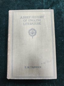 A brief history of english literature 英国文学简史 全一册 布面精装 1931年 英文