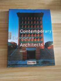 外文原版 Contemporary European Architects volume 1
