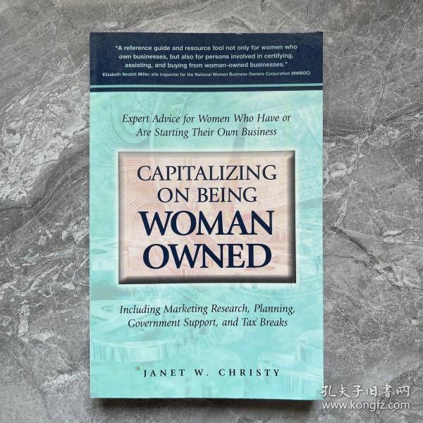 CAPITALIZING ON BEING WOMAN OWNED