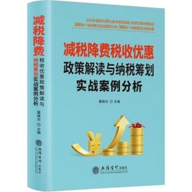 减税降费税收优惠政策解读与纳税筹划实战案例分析【正版新书】