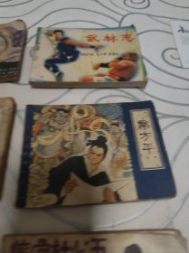 连环画。武林志，武林奇女，魔法戒指，猎火记，田螺姑娘，快活林，席方平，侠骨杜心武。（九本，一版一印）