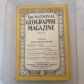 （从美国发货）national geographic美国国家地理1925年3月(品相很好，俯瞰欧洲)C