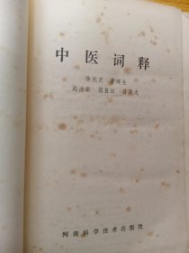中医词释