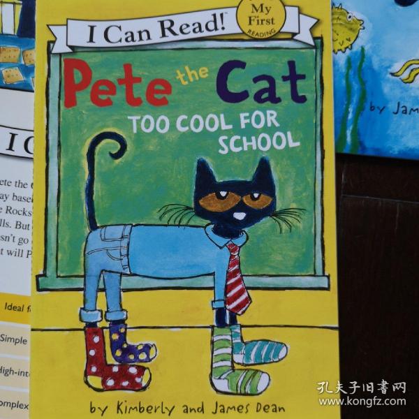 Pete the Cat: Too Cool for School 皮特猫：太酷不想上学 英文原版