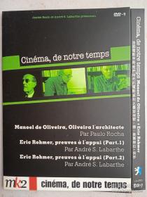 法国电影手册我们时代的电影系列之 曼努埃尔.德.奥里维拉+候麦 DVD 导演纪录片 .
