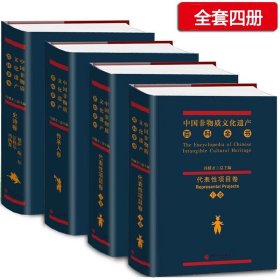 中国非物质文化遗产百科全书全套四册