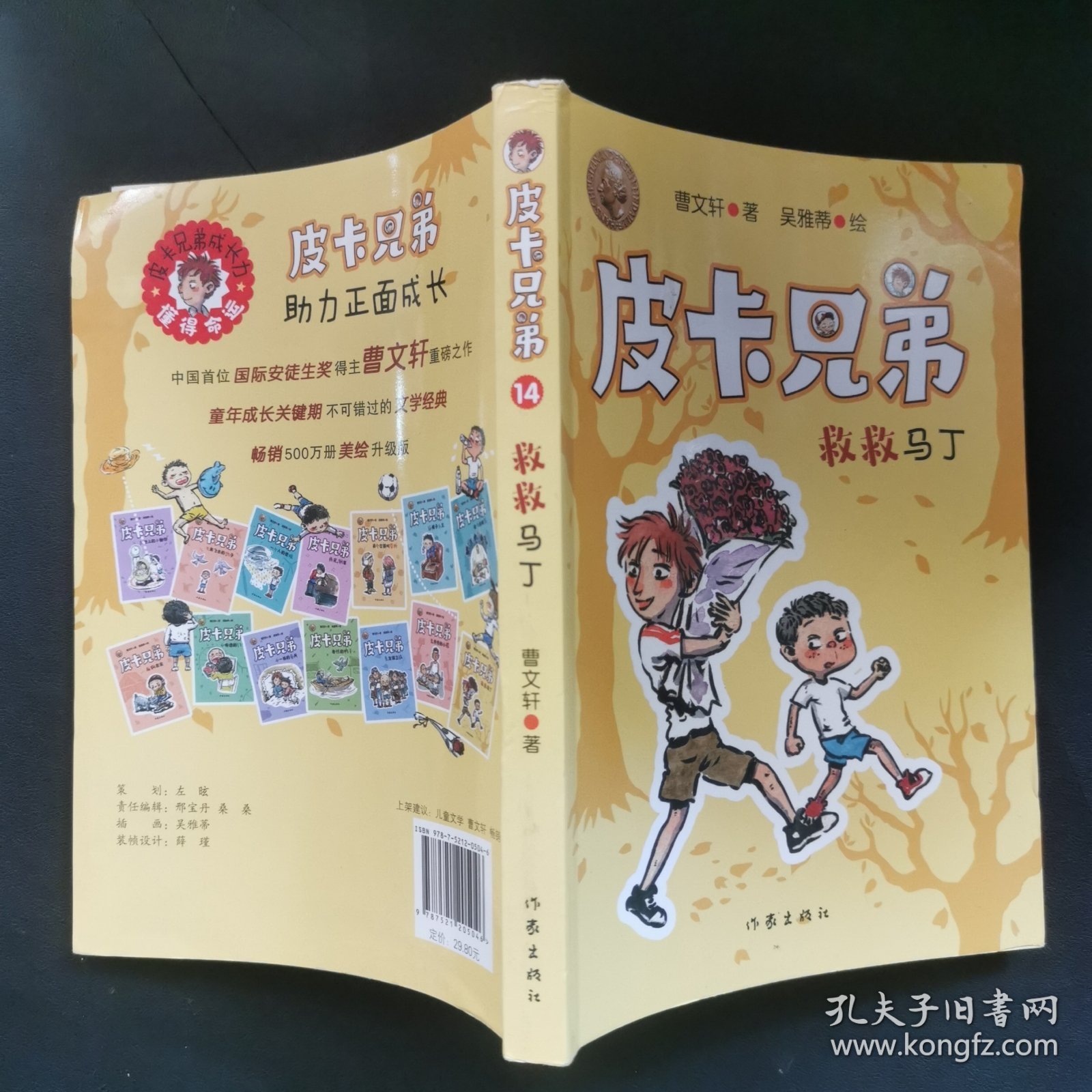 曹文轩皮卡兄弟14：救救马丁（畅销500万册美绘升级版）