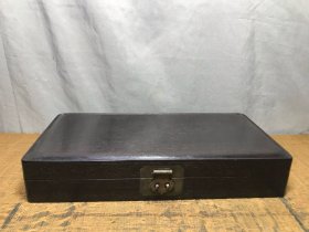 血檀素面盒牛毛纹清晰包浆醇厚细腻温润