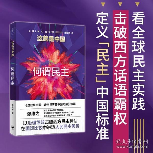 全新正版 这就是中国：何谓民主 张维为著 9787208172463 上海人民出版社