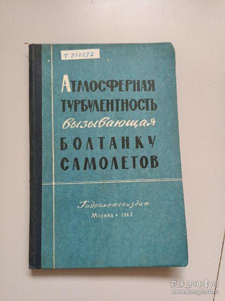 引起飞机颠动的大气湍流（俄文版）