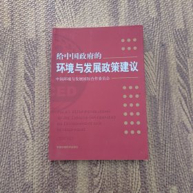 给中国政府的环境与发展政策建议