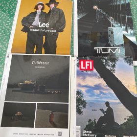 MENS FUDGE 224年5月号 7月号+CIUEL2024年3月号+LFI2020年1月（4本合售）