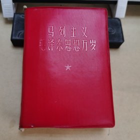 红宝书：马列主义毛泽东思想万岁（解放军总字二三部队版，有杜昌朋钤印）