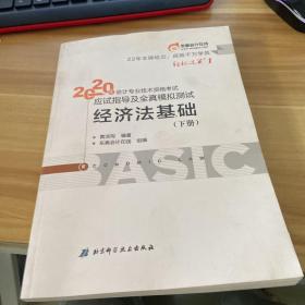 东奥初级会计2020 轻松过关1 2020年应试指导及全真模拟测试经济法基础 (上下册)轻一