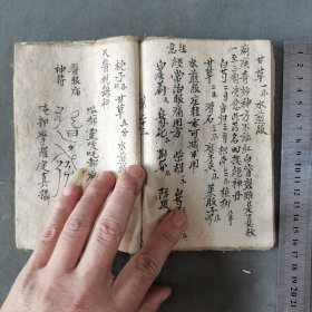 民国手写中医眼科处方验方古籍 民國廿四年 眼科備用 44页88面 一册全（收眼科急备方23页57方症状剂量服用注意等 天医祝繇科5页16符治眼法及叶文公画符念咒焚香治法 眼科针炙法2页10针炙穴位疗法方 另附张富德洗眼方 陈修园开瞽神方 潘得新施送眼珠生翳膜外障仙方等九方 以上各方均症疗方法详细 一目了然）
