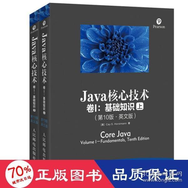 Java核心技术 卷I 基础知识 第10版 英文版 上下册