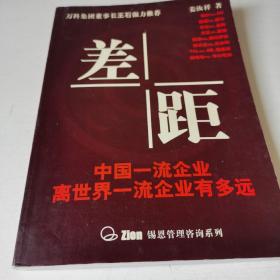 差距——中国一流企业离世界一流企业有多远