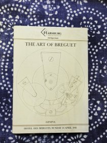 THE ART OF BREGUET 英文原版，宝玑艺术，大16开精装27*19厘米