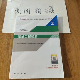 建设工程经济（1Z100000）/2020年版全国一级建造师执业资格考试用书