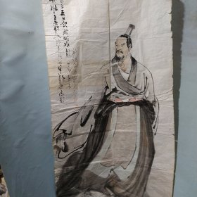 李樸画 人物画一幅（丁卯仲春 僊谿李樸绘于榕城）仙游著名画家李耕之子