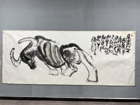 国画大师、民族大学教授刘汉先生作品  精品大作364*142cm