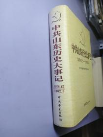 中共山东历史大事记:1978年12月～2002年6月