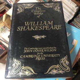 莎士比亚全集 The complete works of William Shakespeare【小16开厚本，皮面精装，烫金，三面刷金】美国印刷