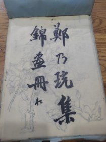 丹石临郑乃珖白描花卉30张