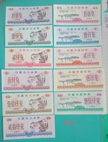 1988年华蓥大米面粉券，