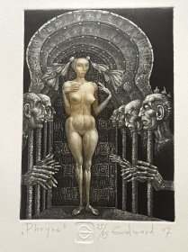 Penkov藏书票原作10