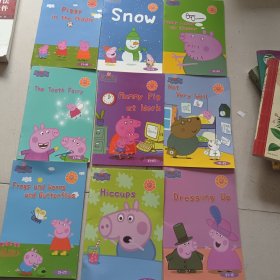 Peppa Pig 英文纸板书 （S1---9本合售