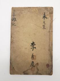 李義慶線裝手抄醫(yī)學(xué)書