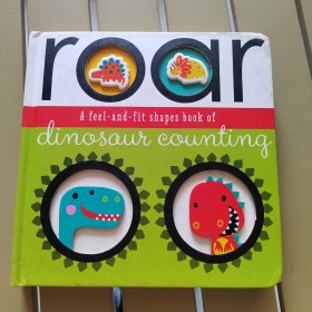 Roar a feel and fit shapes book of