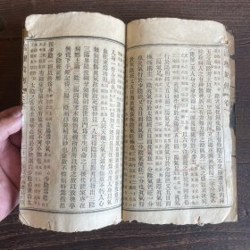 《火神三书》中医火神派郑钦安，医理真传卷一卷二，民国重庆中西书局铅印本，先生手稿彼时共刊发千余册，弥足珍贵保真包老。纸张脆弱偶有缺页伤字，内容基本完整。咨询后拍。