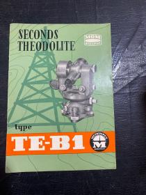 SECONDS THEODOLITE TE-B1 说明书