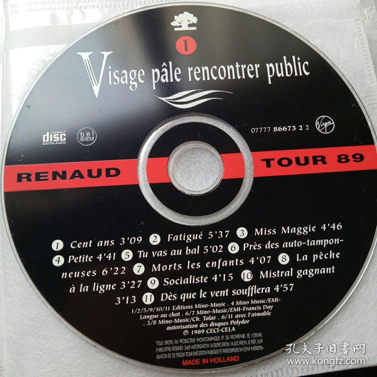 2CD  renaud tour 89