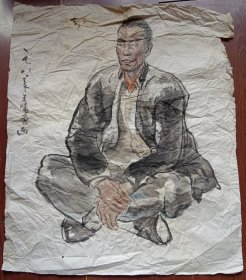 人物水墨画（S27）