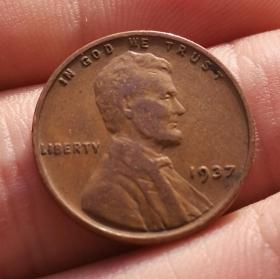 1921-1958年美国林肯麦穗1分铜币