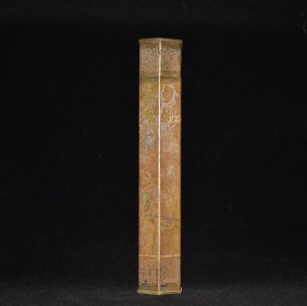 纯铜景泰蓝掐丝六角香筒摆件 尺寸：长6.5厘米 宽6.5厘米 高34厘米 重460克