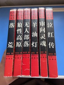 中国知青民间备忘文本（ 6册合售）无人部落+羊油灯+狼性高原+落荒+审问灵魂+泣红传