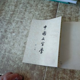 中国文字学 竖版 一版一印 盖章