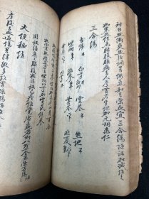 清代中医手抄本《济世妇科经验良方》一厚册。书法漂亮！
