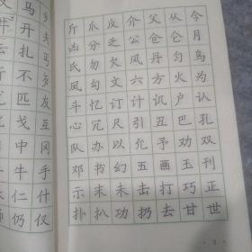 3500常用字钢笔正楷字帖