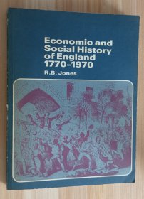 英文书 Economic and social history of England, 1770-1970 Paperback by R. Ben Jones (Author)