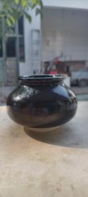 明清时期黑釉定窑罐